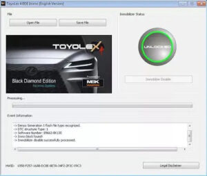 ToyoLex 4 Black Diamond Edition, Toyota, Lexus,TOYOLEX4,  denso ecu, DTC, EGR et DPF , Toyolex4 Software + keygen Last version 2023